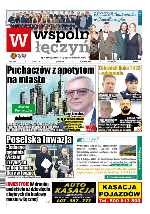 Najnowszy numer Wspólnoty Łęczyńskiej (7 lutego 2023) - Zdjęcie główne