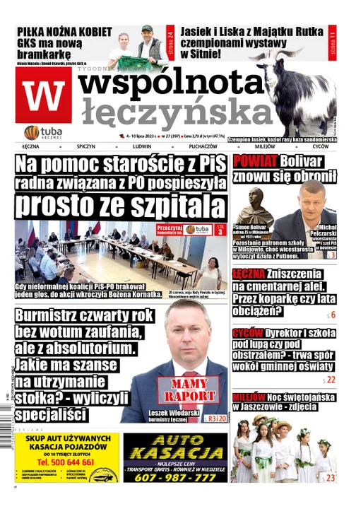 Najnowszy numer Wspólnoty Łęczyńskiej (4 lipca 2023r) - Zdjęcie główne