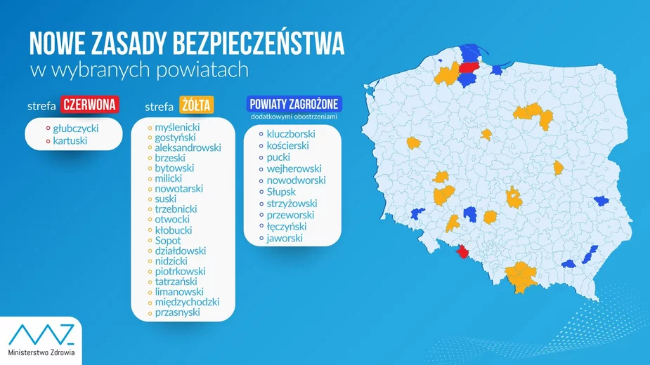 Powiat łęczyński w niebieskiej strefie  - Zdjęcie główne