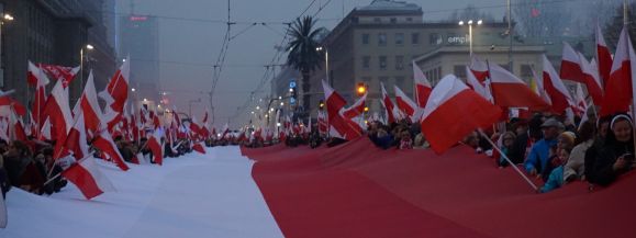 Narodowcy w Łęcznej na marszu w stolicy (DUŻO ZDJĘĆ)  - Zdjęcie główne