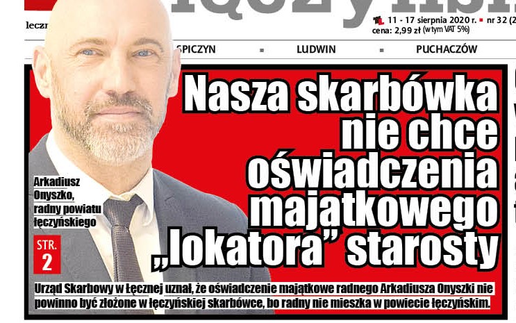 Nasza skarbówka nie chce oświadczenia majątkowego "lokatora" starosty [DOKUMENT] - Zdjęcie główne