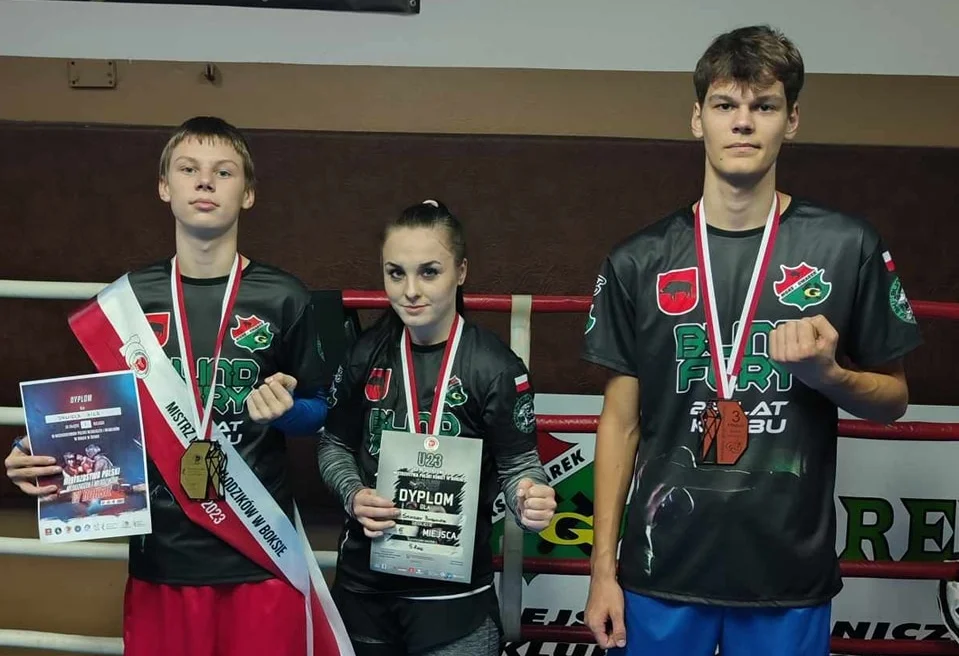 Trzy sukcesy Gwarka Łęczna. Daniel, Bartosz i Sandra boksowali na medal - Zdjęcie główne