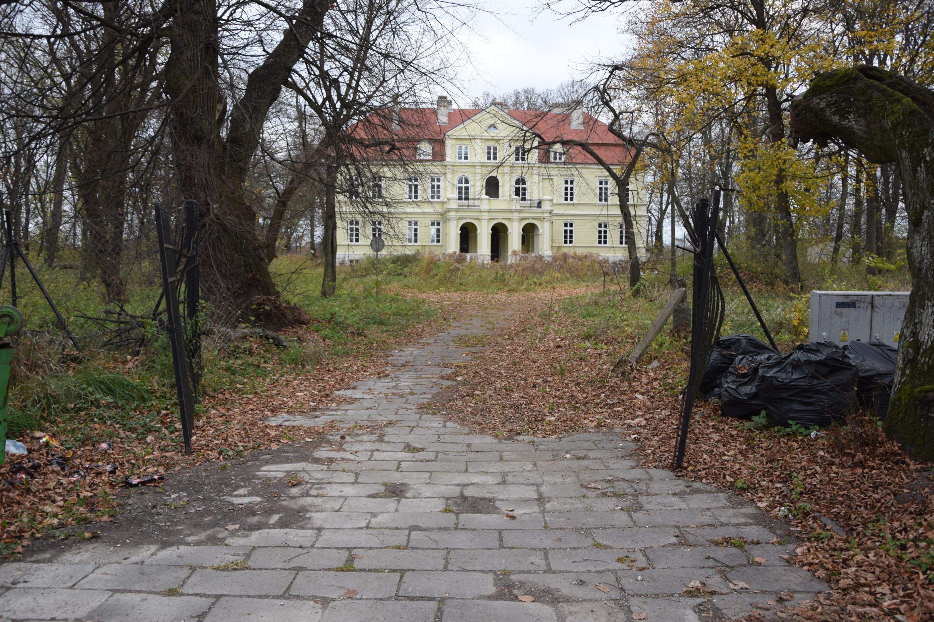  Wulgarne napisy w zabytkowym pałacu w Kijanach. Właściciel: Będą kamery - Zdjęcie główne