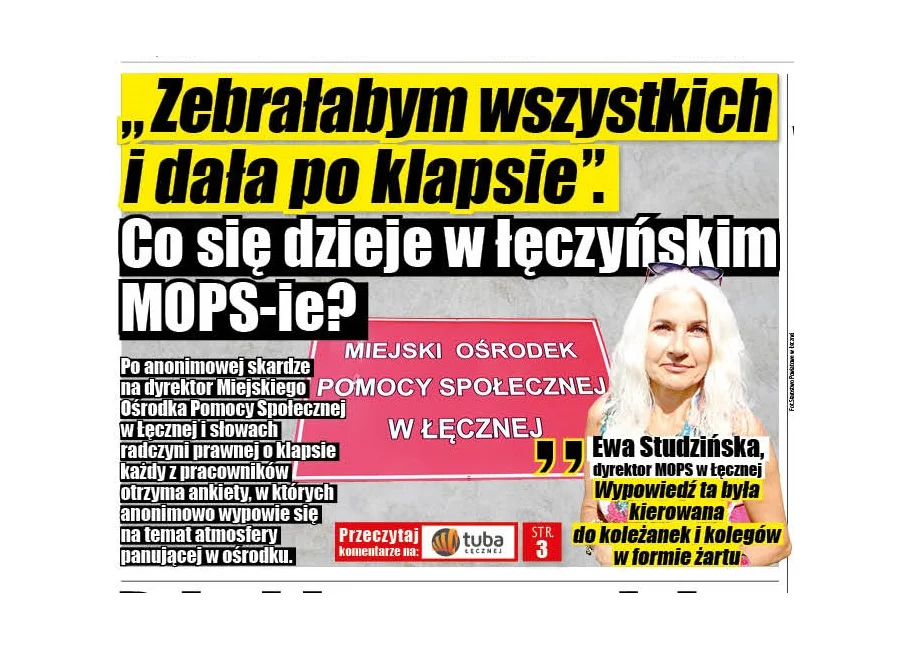 "Zebrałabym wszystkich i dała po klapsie". Co się dzieje w łęczyńskim MOPS-ie? - Zdjęcie główne