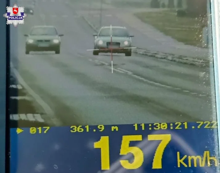 Powiat łęczyński: Pędził autem o ponad 100 km/h za szybko. Dostał wysoki mandat - Zdjęcie główne