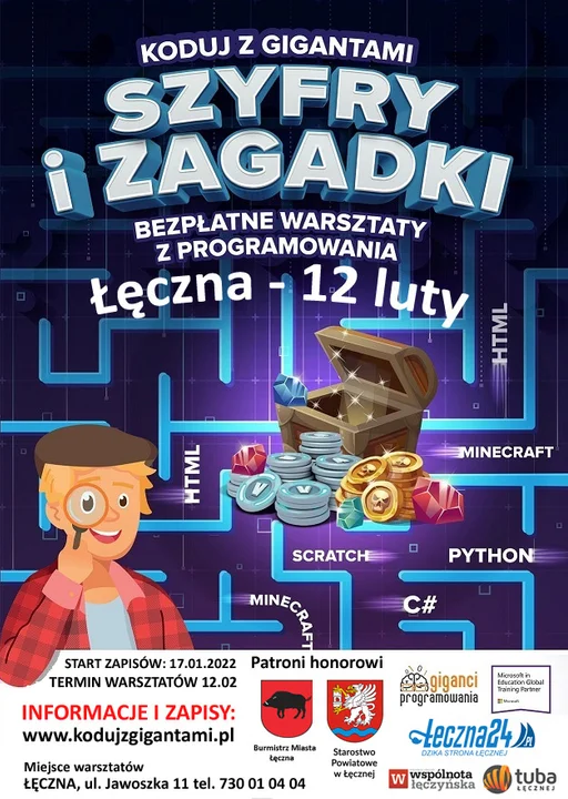  Bezpłatne warsztaty programowania w Łęcznej - Zdjęcie główne