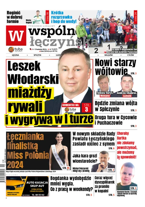 Najnowsze wydanie Wspólnoty Łęczyńskiej 9 kwietnia 2024r - Zdjęcie główne