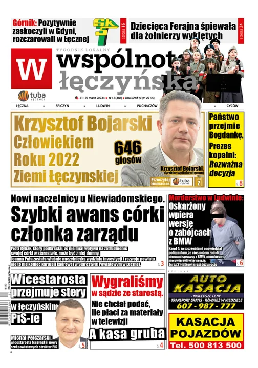 Najnowszy numer Wspólnoty Łęczyńskiej (21 marca 2023r) - Zdjęcie główne