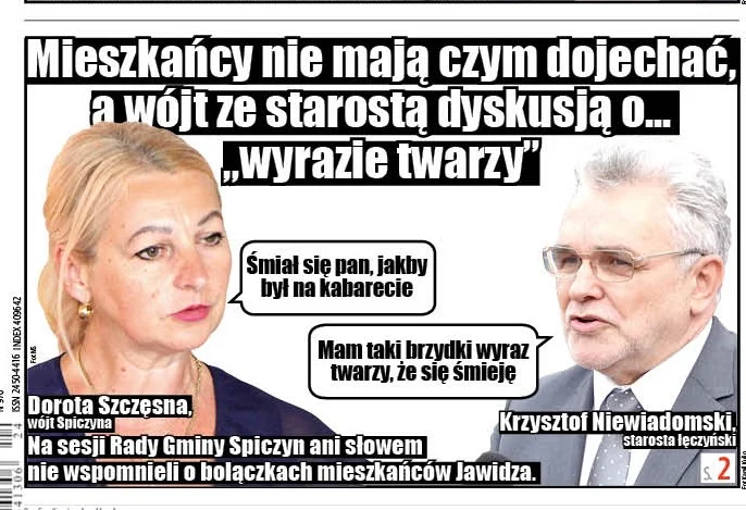 Spiczyn: Mieszkańcy wykluczeni komunikacyjnie, a wójt ze starostą dyskutują o... "wyrazie twarzy" - Zdjęcie główne