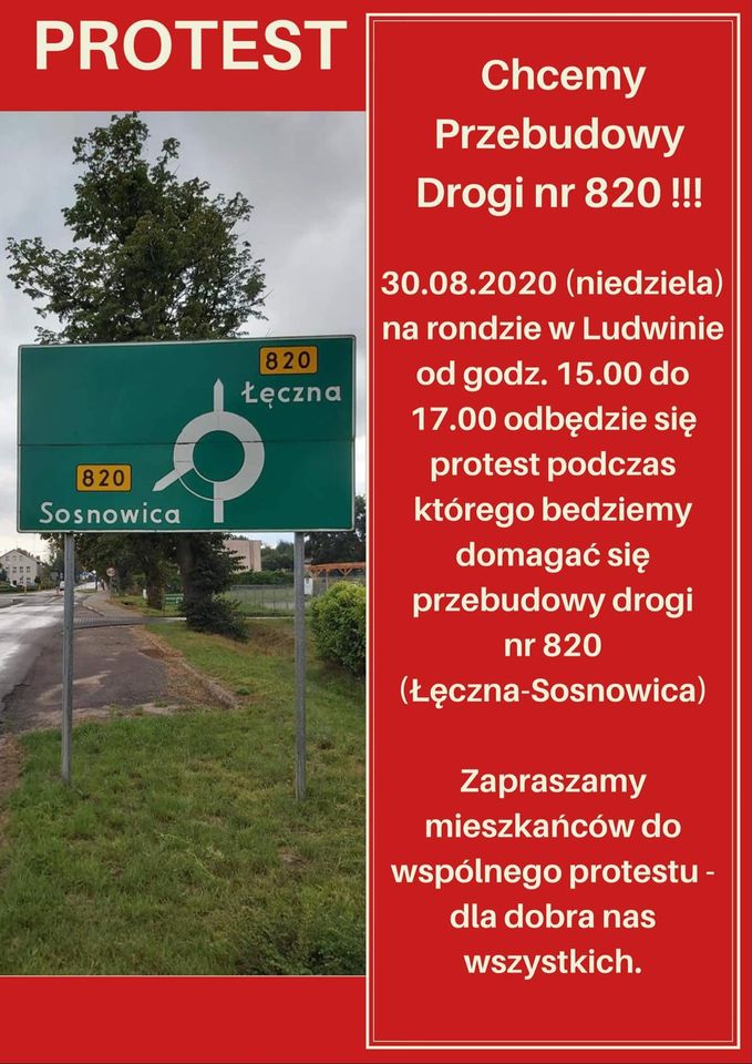 W niedzielę blokada drogi nad jeziora  - Zdjęcie główne